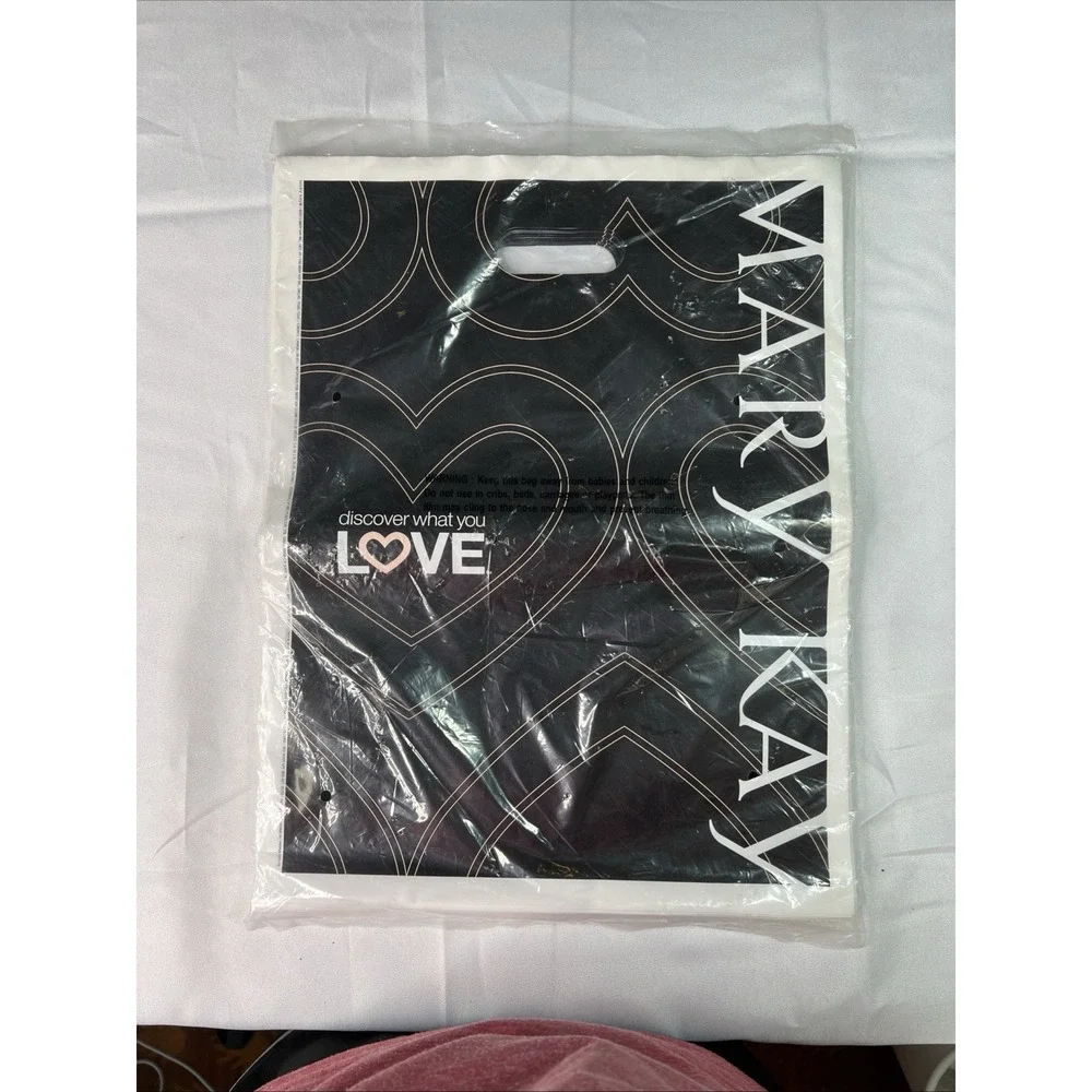 Large Mary Kay Plastic Consultant Bags Discover What You Love 16X12 2013